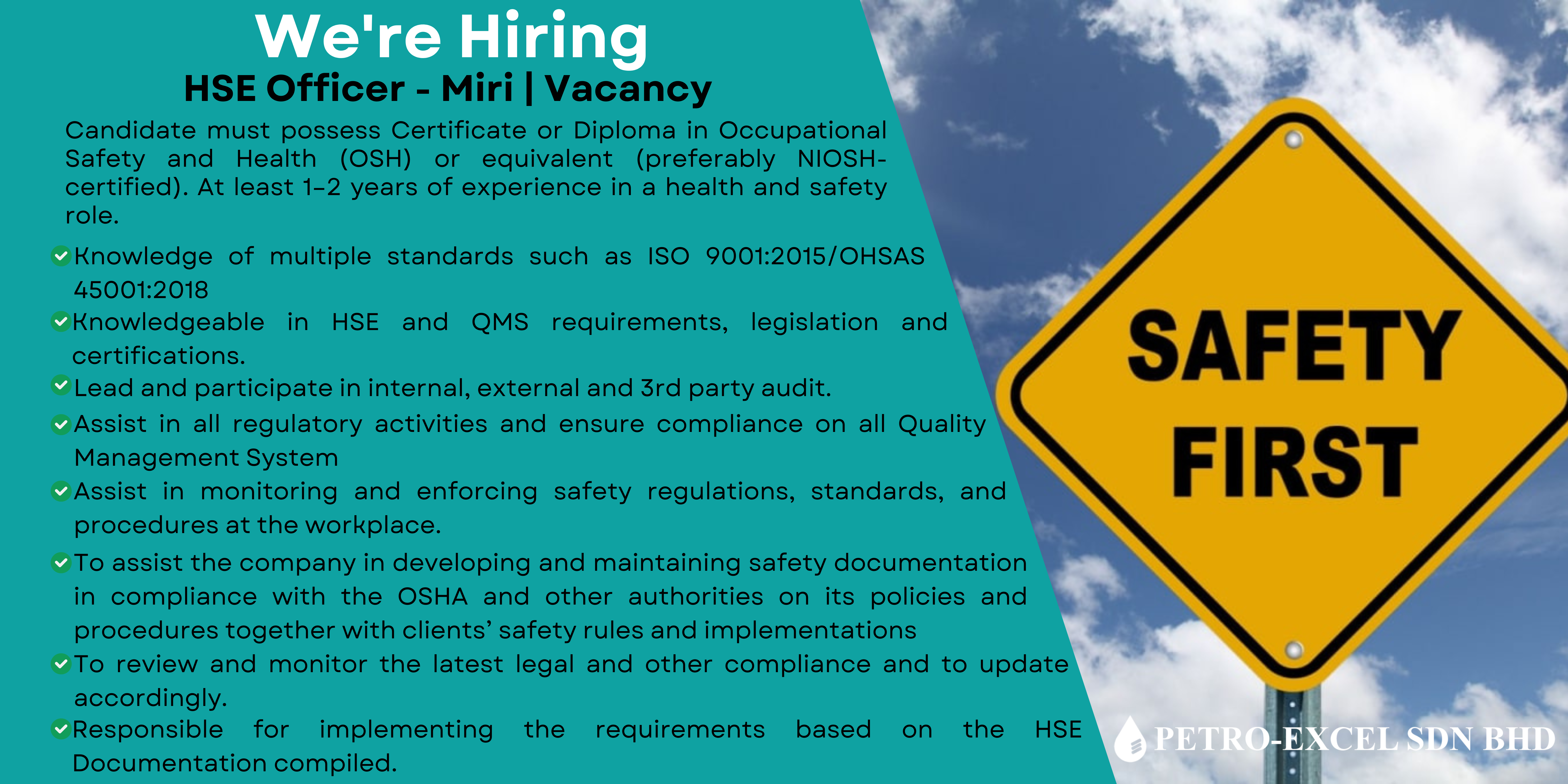 HSE Officer - Miri